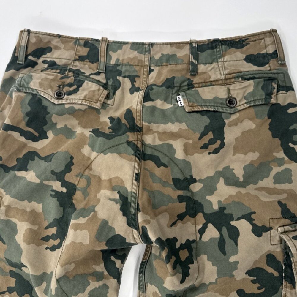 Levi's Camo Cargo Pants Green Military Tactical Army Hunting Mens 34x30 actual - Picture 10 of 14